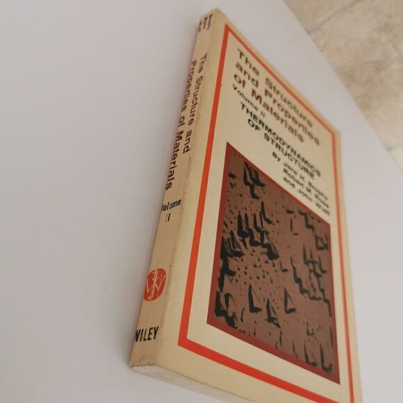 1964 Structure and Properties of Materials Vol II Thermodynamics Book Engineer - Picture 2 of 9